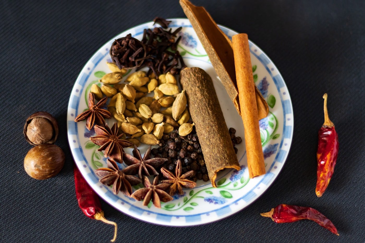 Whole Indian spices