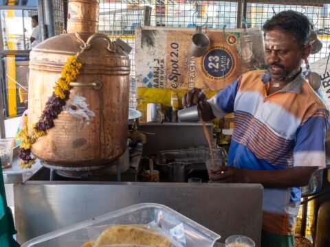 Masala Chai, spiced Indian milk tea