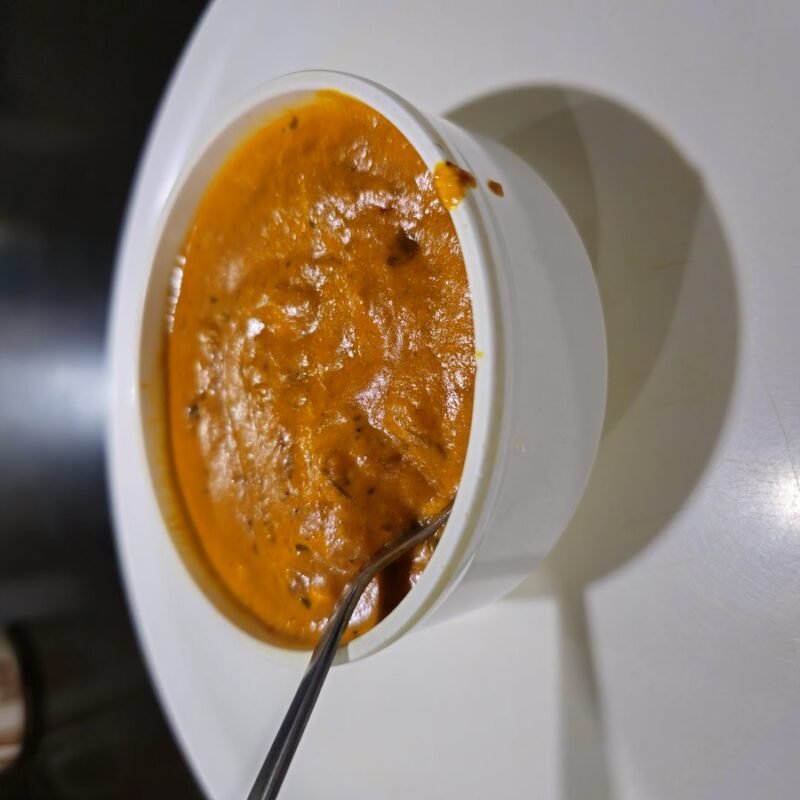 Paneer Butter Masala in a rich tomato gravy
