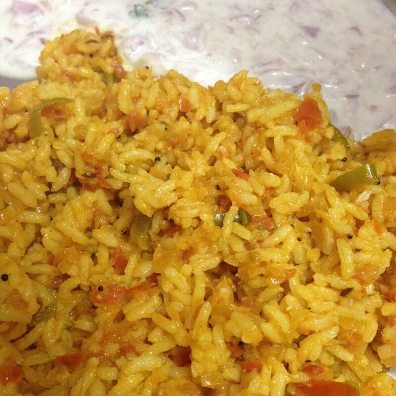 Spiced South Indian tomato rice